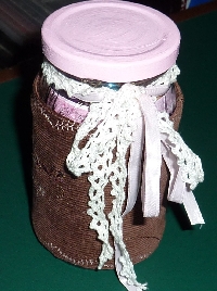 Sisters Whimsey Jar w/ try it's