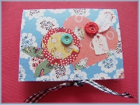 A Simple Paper/Fabric Needle Book