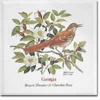 State Bird and State Flower ATC: Georgia