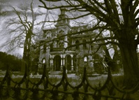 Halloween Series ATC-Haunted House