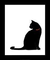 Halloween Series ATC-Black Cat