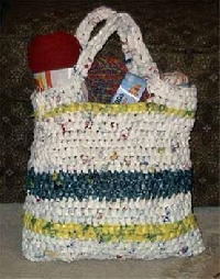 Recycled Plastic Bag Tote