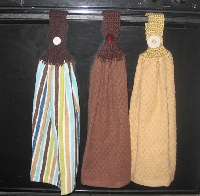 Kitchen Towel Topper - Knit or Crochet