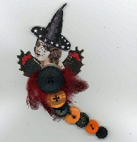 QTA Button Fairy - Halloween