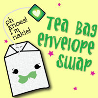 Art Envelope + Tea = THE Tea Bag it Yourself Swap