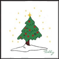 Christmas Song ATC: O Christmas Tree 