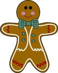 Gingerbread Man skinny swap (similar to an ATC)