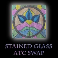Stained Glass ATC Swap
