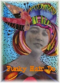Funky Hair-do ATC