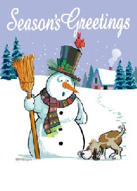 Funny, Scroogey Christmas Card (Skanky?)