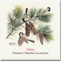 State Bird and State Flower ATC: Maine