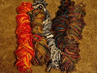 Scrap/spare multicolored yarn swap!