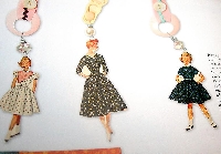 Paper Doll Bookmarks