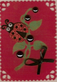Private Swap ladybug/postcards