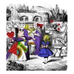 Alice in Wonderland ATC - Queen of Hearts