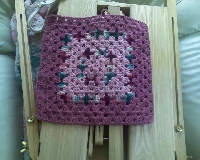 Crocheted 12 inch squares swap #1