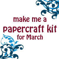 make me a papercraft kit for March