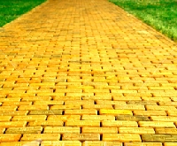 Wizard of Oz series ATC- Yellow Brick Road
