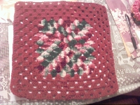Crocheted 12 inch squares swap #3