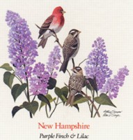 State Bird and State Flower ATC: New Hampshire