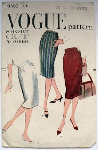 ZS- Vintage Sewing Pattern Skinny Swap