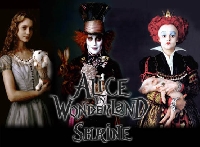 Alice in Wonderland Matchbox Shrine