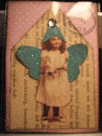 Vintage Child Fairy ATC 