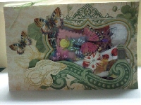 Tiny Cute Winged Themed Treasure Card Swap