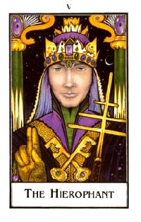 Tarot Card Series # 5 -- The Heirophant