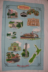 Tea towel and map PC from your country/state swap