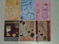 Three-Letter-Word ATC Triptych