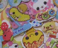 50 Kawaii Flake stickers