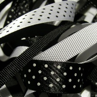 Ribbon â— Black and White