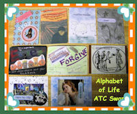 Alphabet of Life ATC Swap - Letters O and P