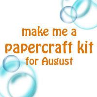 make me a papercraft kit for August