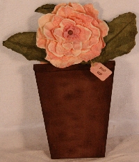 Handmade Flower Pot Pocket Card swap