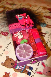 â™›Pink & Purple Matchbox 32 ct.â™›