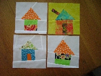 Wonky House Quilt Block