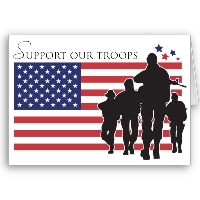 Support Our Troops - Holiday Cards in October!