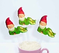 Gnome Cup Cake Toppers
