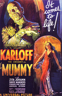 B Movie Monsters ATC Series #2: The Mummy