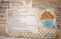 I <3 Altered Recipe Cards! Cupcakes 3x5 or 4x6