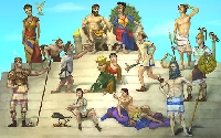 Greek & Roman Gods/Goddesses ATC swap