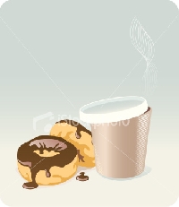 ATC series foods # 1 - Donuts and coffee