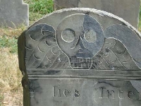 Email swap: My favorite skeleton on a headstone