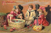 Homemade Halloween Postcard Swap