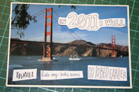 New Years Resolutions Postcard Swap