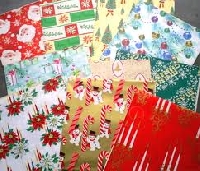 Winter Holiday Wrapping Paper ATCs