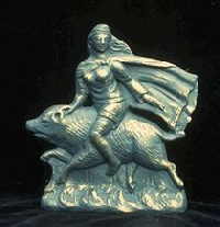 Norse mythology double-ATC Series - Freya