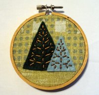 Handmade Holiday Card and Flat Ornament- edited